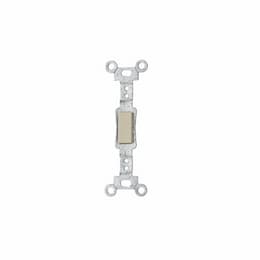 Wallplate Toggle Switch Insert, Standard, Ivory