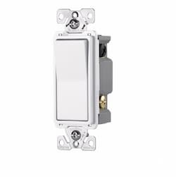 Eaton Wiring 15 Amp 4-Way Rocker Switch, Commercial Grade, Ivory