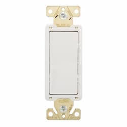 Eaton Wiring 20 Amp AC Decorator Switch, Single-Pole, 347V, Ivory