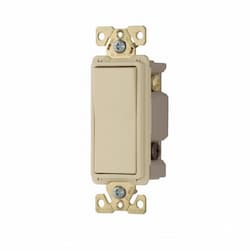 Eaton Wiring 20 Amp 4-Way Lighted Rocker Switch, Ivory