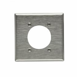 Standard Power Outlet, 2.15" Hole, Stainless Steel