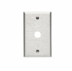 Eaton Wiring 1-Gang Phone & Coax Wall Plate, Standard, Steel