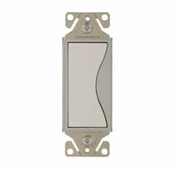 15 Amp Designer Light Switch, 3-Way, White Satin 