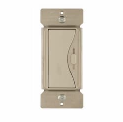 600W Slide Dimmer, Incandescent, Desert Sand