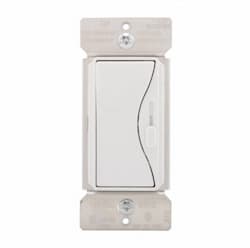 1000W Slide Dimmer, Incandescent, Alpine White