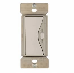 1000W Slide Dimmer, Incandescent, White Satin