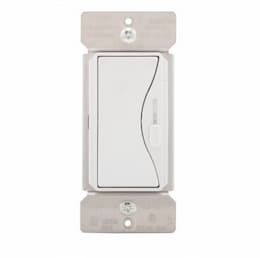 1000W Slide Dimmer, Single Pole/3-Way, Alpine White