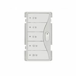 Faceplate Color Change Kit 3 for Hour Timer, White Satin