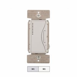 Eaton Wiring 300W Smart Dimmer, Single Pole, 3-Way, 120V, White Satin