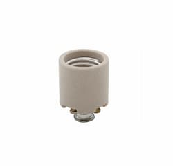 660W Fixture Socket, Medium Base, Incandescent, Porcelain