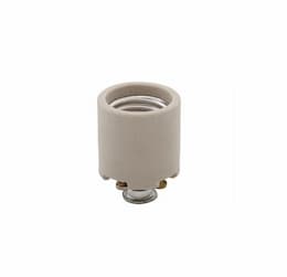 660W Fixture Socket, Medium Base, Incandescent, Porcelain