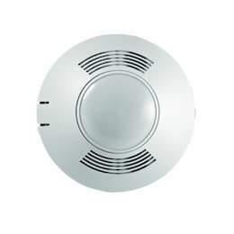 One-Way Dual Tech Ceiling Sensor, Low Voltage, Up To 500 Sq. Ft, 10V-30V, White