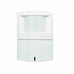 Passive Infrared Wall/Corner Sensor, Up to 90 Linear Ft., White