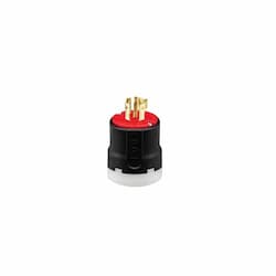 30 Amp Color Coded Plug, 3-Pole, 4-Wire, #14-8 AWG, 480V, Red