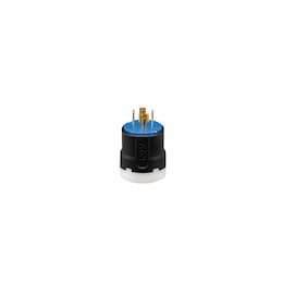 30 Amp Color Coded Plug, 4-Pole, 5-Wire, #14-8 AWG, 208V, Blue