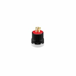 20 Amp Color Coded Plug, 2-Pole, 3-Wire, #14-8 AWG, 480V, Red