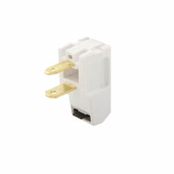 15 Amp Super Plug, Non-Grounded, NEMA 1-15R, Black