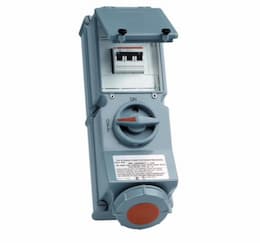 60 Amp Mechnical Interlock, Non-Fusible, Pin & Sleeve, 250V