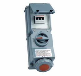 60 Amp Mechnical Interlock, Non-Fusible, Pin & Sleeve, 277/480V