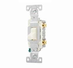 20 Amp Toggle Switch, Commercial, 120/277V, Almond