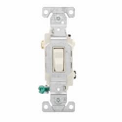 15 Amp Toggle Switch, 3-Way, 120/277V, Light Almond