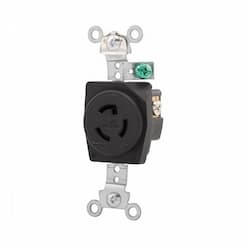 Eaton Wiring 15 Amp Locking Receptacle, NEMA L7-15, 277V, Black