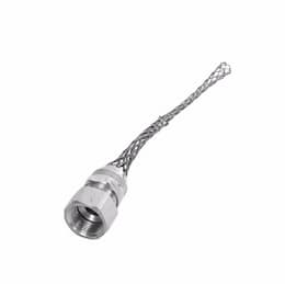 Strain Relief Cord Grip, 3/4" fitting, .38-.50", Straight, Aluminum Body