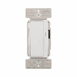 1000W Decorator Dimmer, Preset, INC, MLV, 1-Pole, 3-Way, 120V, White