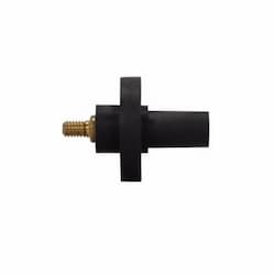 Cam-Lok J-Series E1015 Male Terminal, #8-#4 AWG, Black