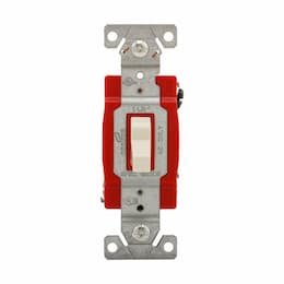 20A Heavy-Duty EZ Link Toggle Switch, 3-Way, 120V/277V, L Almond