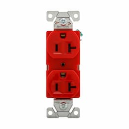 20A Heavy-Duty EZ Link Duplex Receptacle, 125V, Red