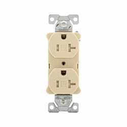 20A Heavy-Duty EZ Link Duplex Receptacle, TR, 125V, Ivory