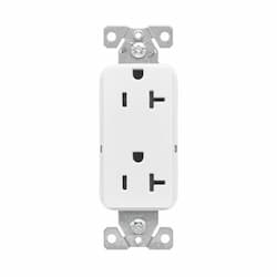 20A Heavy-Duty EZ Link Decora Receptacle, TR, 125V, Light Almond