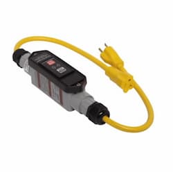 20 Amp Portable GFCI Cord, Watertight, Automatic, 6FT