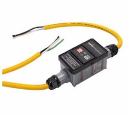 30 Amp Portable GFCI Cord, Watertight, Manual Reset, 50FT