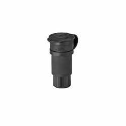 30 Amp Locking Connector, Watertight, NEMA L10-30, Black