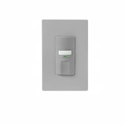 600W Occupancy Sensor Switch w/ Nightlight, Single Pole, Three-Way, 1000 sq ft, Gray