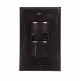 800/2200W Occupancy Sensor Switch, Single-Pole, Black