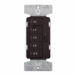 Eaton Wiring 1800W Hour Timer, 5-Button, Single-Pole, Brown