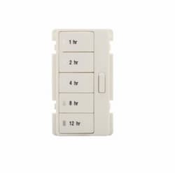 Eaton Wiring Faceplate Color Change Kit 1 for Hour Timer, Light Almond