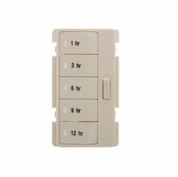 Eaton Wiring Faceplate Color Change Kit 2 for Hour Timer, Almond