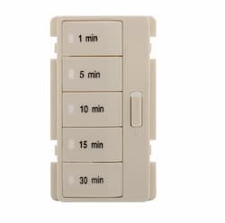 Faceplate Color Change Kit 4 for Minute Timer, Light Almond