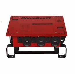 50 Amp Power Center, NEMA 3R, Weatherproof, Automatic, Red