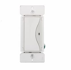 8 Amp Accessory Switch, 3-Way, Z-Wave, White Satin