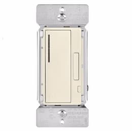 300/600W Dimmer Switch, Z-Wave, Wireless, Multi-Location, Light Almond