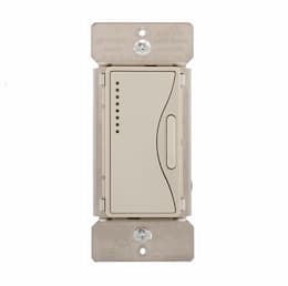 Eaton Wiring 3-Way Z-Wave Dimmer w/ LED Light Display, Multi-Location, Desert Sand