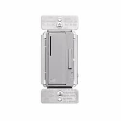 Z-Wave Plus Universal Dimmer w/Presets & LED, Silver Granite