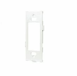 1-Gang Inner Wallplate, Screw Mount, White