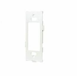 1-Gang Inner Wallplate, Screw Mount, White