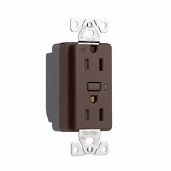 15 Amp Z-Wave Plus Duplex Receptacle, Tamper Resistant, Oil Rubbed Bronze